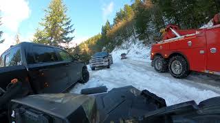 Polaris sportsman 850 snow fun