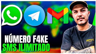 🟢Como CRIAR NÚMERO VIRTUAL para RECEBER SMS sem VPN | numero fake para whatsapp 2023 (Guia completo)