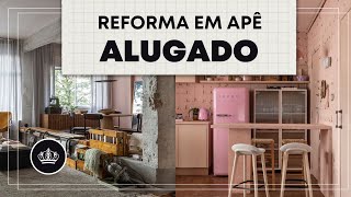 Reforma em APARTAMENTO ALUGADO! Muita personalidade e CONCRETO APARENTE