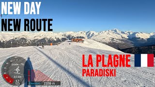 [4K] Skiing La Plagne, New Day - New Route - Heading to Le Fornelet, Paradiski France, GoPro HERO11