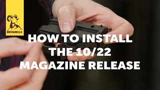 Quick Tip: Crossfire 10/22 Magazine Release Installation