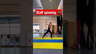 Staff spinning combination 💣 Комбинация со стаффом 🤯