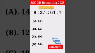 SSC GD Previous Year Question || SSC GD Exam 2023 #sscgd #gdshorts #reasoning #reasoningtricks