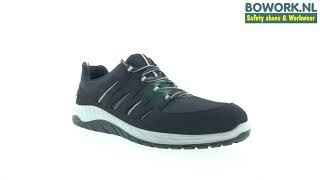 Werkschoenen Elten Maddox Black Grey Low S3 SRC ESD productfilm | Bowork.nl