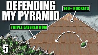 STRESS TESTING MY HQM PYRAMID AGAINST 140+ ROCKETS | Solo Rust