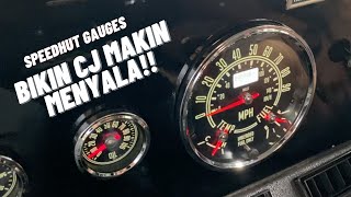 Speedhut Gauges untuk Jeep CJ Akhirnya Terpasang | Part 2