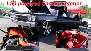 1970 Chevy Chevelle SS convertible LS3 powered with full 6th gen Camaro interior on Forgiatos