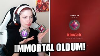 IMMORTAL OLDUM! ELMAS Hesabımı IMMORTAL Yapıyoruz! (FİNAL) | Valorant Dereceli