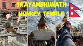 VLOG - 17: Swayambhunath ॥ Monkey Temple, Nepal 🇳🇵॥ 1st Jan 2024 🙏