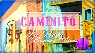 Lugares para visitar Caminito【4K】Walking around La Boca - Buenos Aires