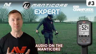 Minelab Manticore Expert Series - Audio on the Manctiore