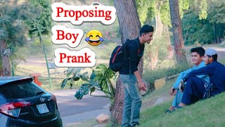 Proposing Cute Boy Prank | First Time in Rawalpindi | Prank By Pindi Gang