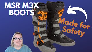 Review of MSR Youth M3X MOTOCROSS BOOTS | Safety Features