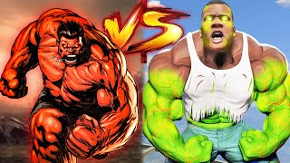 লাল হাল্ক পাগল হয়ে গেছে | Red Hulk Vs Franklin Fight