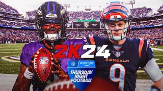 NFL 2k24 | Cincinnati Bengals at Baltimore Ravens | NFL 2k5 Resurrected | PCSX2 | Week 11 | TNF |