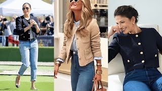 Top 5 Stylish Ways to Elevate Your Chanel-Style Jacket This Fall | Fall Fashion Trends 2024 Over 60+