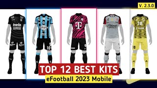 TOP 12 BEST KITS BEAUTIFUL eFootball 2023 #1 | Best Jersey eFootball 2023 Mobile