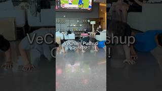 I challenged VeChain to a pushup contest! Sunny Lu is a beast! #proofofwork #pushupchallenge