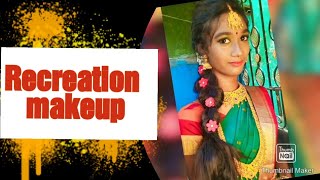 Mom wedding saree recreation makeup