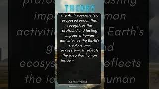 The Anthropocene