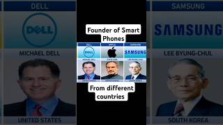 Founder of Mobile Phones from different countries #foryou #trending #viralshort #informative #info