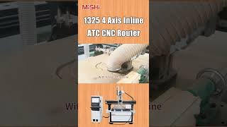 1325 4 Axis ATC CNC Router Cutting Carving Woodworking Machine for Acrylic/plastic/wood/mdf/aluminum