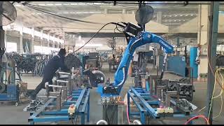 Automatic Welding Robot Arm Welding Work