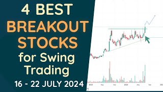 BREAKOUT STOCKS for Tomorrow for Swing Trading in HINDI ( Stocks Analysis 16 - 22 July 2024 )