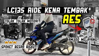 LC135 | Ride Kena Tembak Camera AES! Melayang RM300 Chicken Chop Pak Maon Western! Yamaha Racing