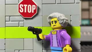 Grandma vs Robbers: The Lego Gunfight