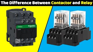 Why Electrician Not Use Relay in Power Circuit? 🤔 Contactor vs. Relay @TheElectricalGuy