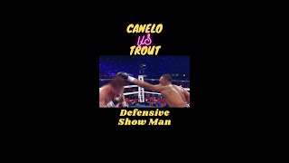 Defensive Show Man in Boxing: Canelo vs Austin Trout #shorts