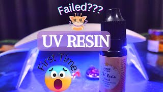 Trying UV Resin For The First Time Ever 😱 !! Complete Explanation In Hindi ❤ || RASA ❤