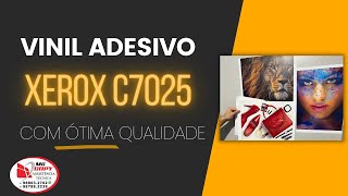 Impressão em adesivo vinil na XEROX VERSALINK C7020 C7025 C7030