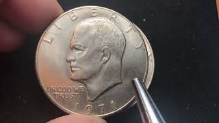 Big D 1972 Eisenhower No Islands Dollars