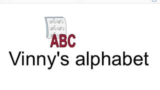 Vinny’s Alphabet - A fun version of the ABC's combined with brand recognition :)