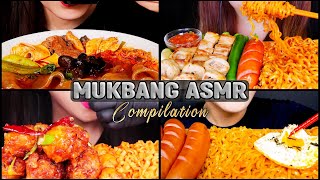 Mukbang ASMR Compilation Eating Spicy Chicken Feet | Spicy Fire Noodles Mala Hot Chicken Yosii ASMR