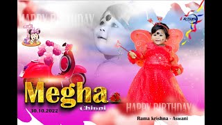 MEGHA 1st BIRTHDAY CELEBRATIONS || 30.10.2022 || Edited By NP DIGITAL CREATONS