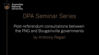 Post referendum consultations between the PNG and Bougainville governments