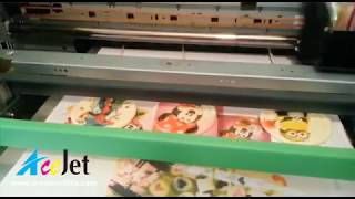 Custom printed candies, lollipop printer, small edible food printing machine for lollipops