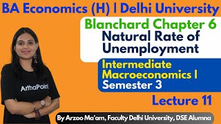 2024📚 | Intermediate Macroeconomics - 1 | Natural Rate of Unemployment | BA (H) Economics Sem 3, DU