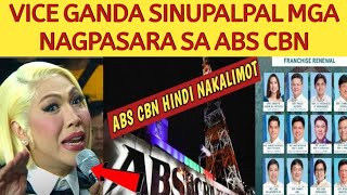 HINDI NAKALIMOT! VICE GANDA SINUPALPAL MGA NAGPASARA SA ABS CBN