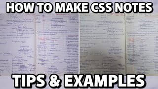 How to take notes for CSS PMS Exam - Methods of Notes taking | Tips #IAS #UPSC #cssexam #Notes