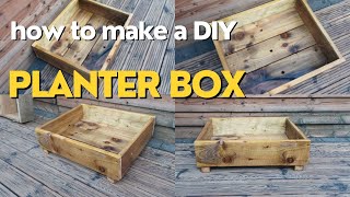 EASY DIY PLANTER BOX SIMPLE DIY PROJECT