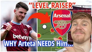 Declan Rice to Arsenal is a Match made in Heaven- Tactical analysis, and his role under Arteta