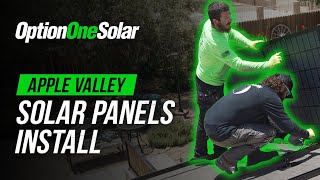 Solar Panels Installation in Apply Valley, CA || Hyundai Bifacial Solar Panels