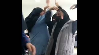 Beautiful and mischievous dancing of cute Iranian girls at school 😍