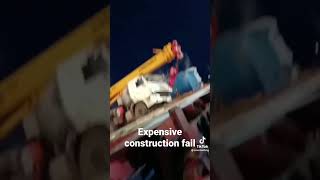 Expensive Construction Fail #excavator #tractors #fails #constructionfails