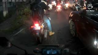 Riding in night traffic of Bangalore | 13 August 2024 #motovlogger #yamaharfzsv3 #motovlogging