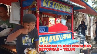 Ketoprak Pelipur Lapar Sukabumi I 1 porsi 15 000 udah pake telur